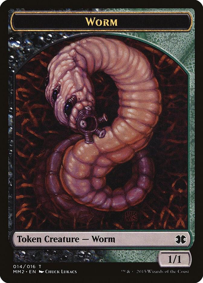 Worm Token 14/16 (Modern Masters 2015)  | Good Games Modbury