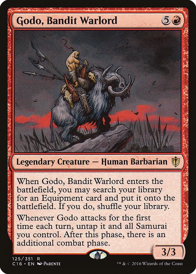 Godo, Bandit Warlord 125/351 (Commander 2016)  | Good Games Modbury