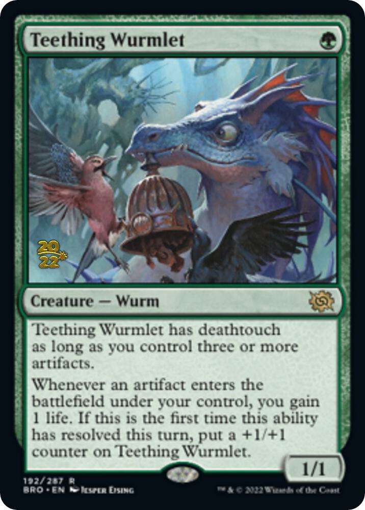 Teething Wurmlet 192s/169 (Prerelease Cards)  - Foil | Good Games Modbury