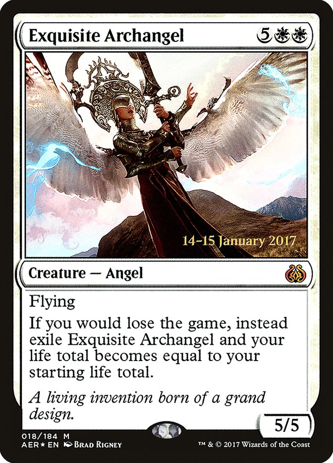 Exquisite Archangel [Aether Revolt Prerelease Promos] | Good Games Modbury