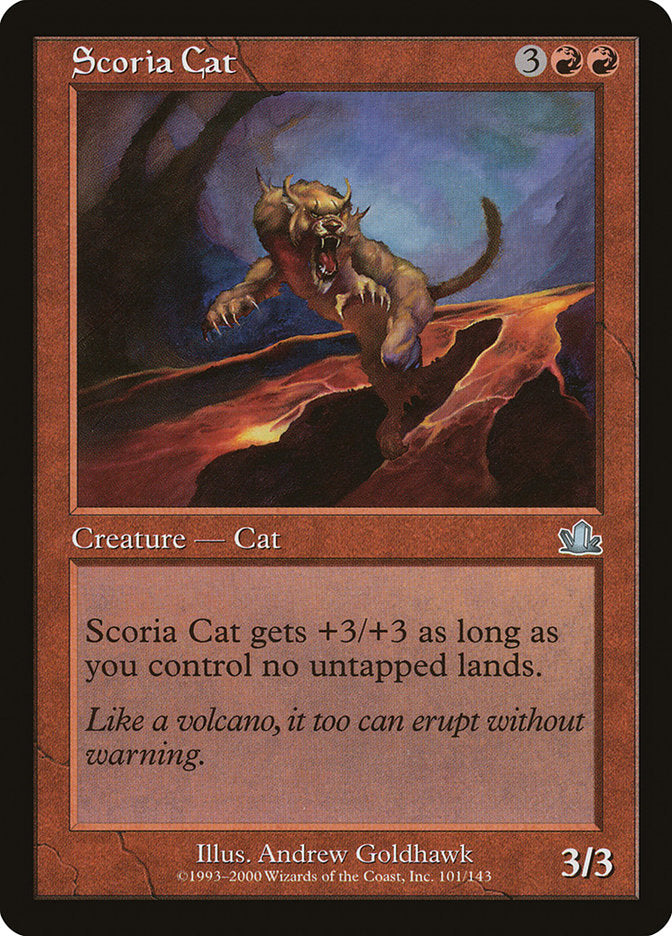 Scoria Cat 101/143 (Prophecy)  - Foil | Good Games Modbury