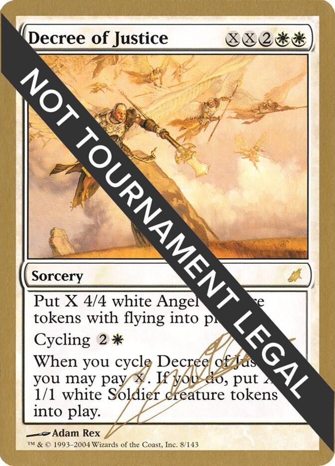 Decree of Justice 2004 Julien Nuijten SCG jn8/103 (World Championship Decks)  | Good Games Modbury