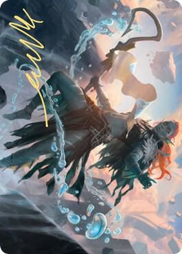 Expedition Diviner Art Card Gold Stamped Signature 47 (Art Series: Zendikar Rising)  | Good Games Modbury