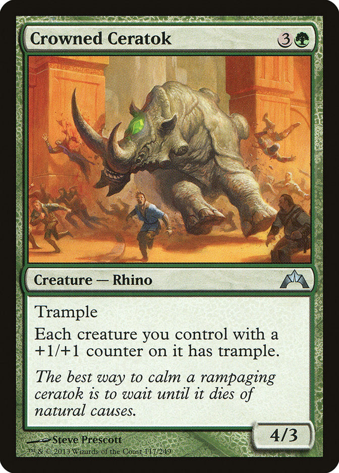 Crowned Ceratok [Gatecrash] | Good Games Modbury
