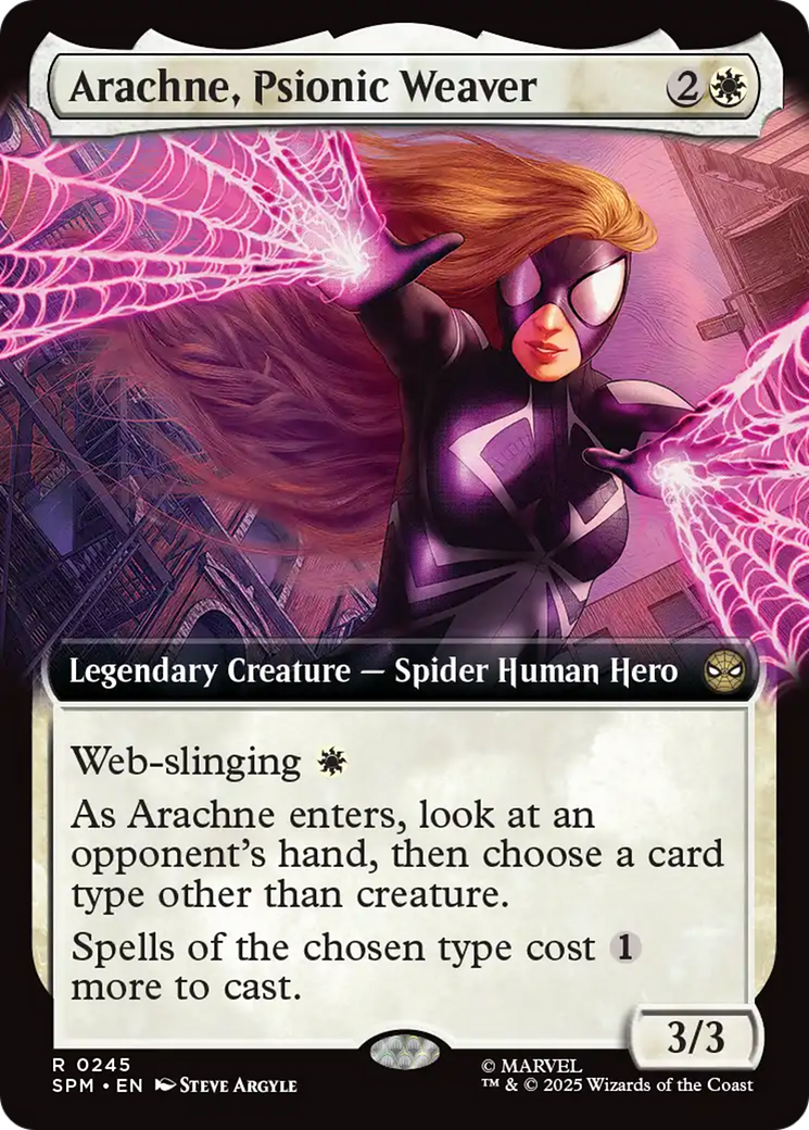 Arachne, Psionic Weaver (Extended Art) [Marvel's Spider-Man] | Good Games Modbury