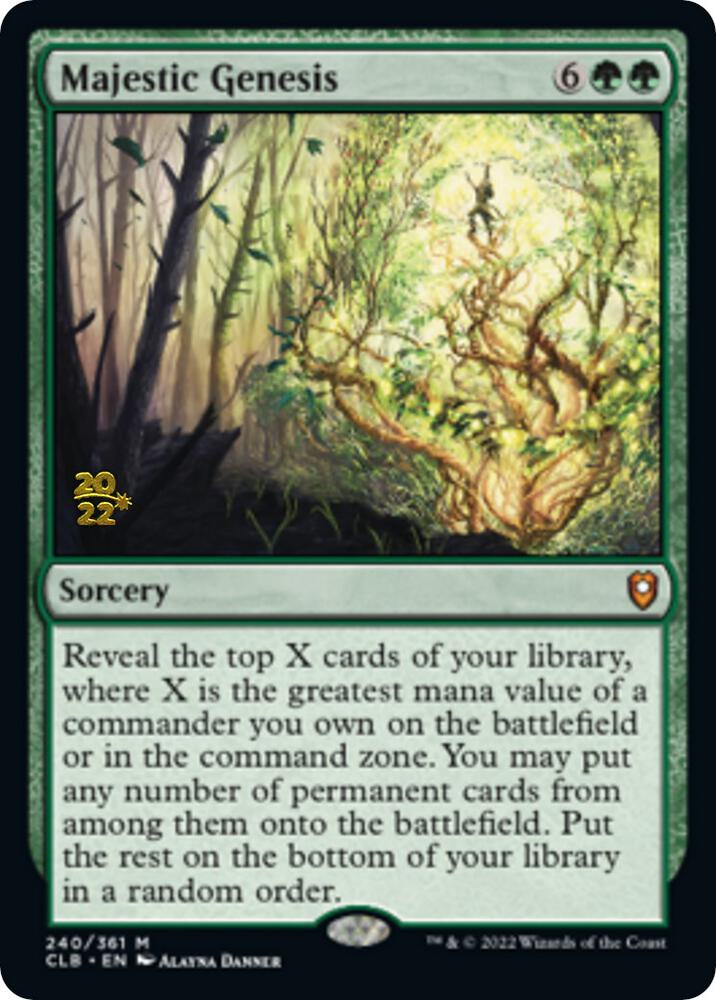 Majestic Genesis 240s/108 (Prerelease Cards)  - Foil | Good Games Modbury
