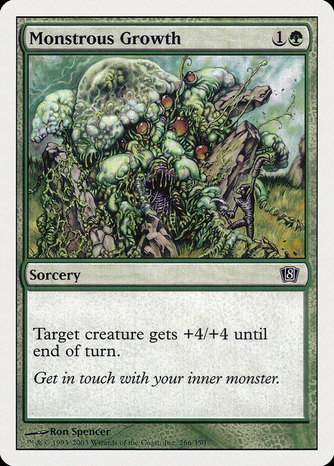 Monstrous Growth 266/350 (8th Edition)  | Good Games Modbury
