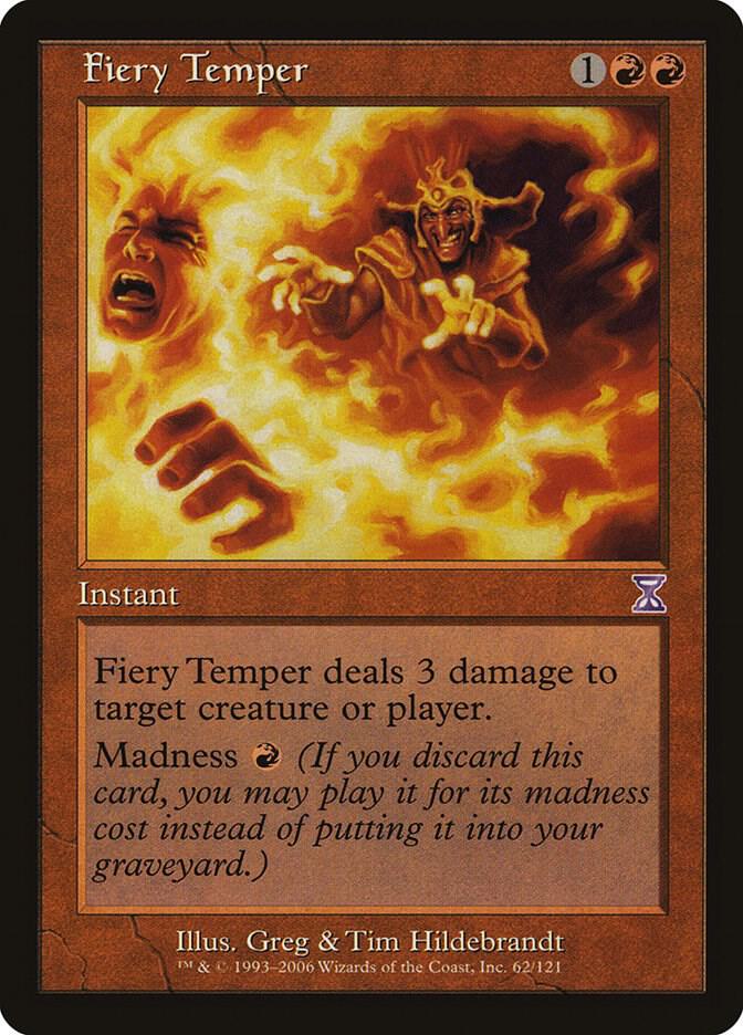 Fiery Temper 62/121 (Timeshifted)  - Foil | Good Games Modbury