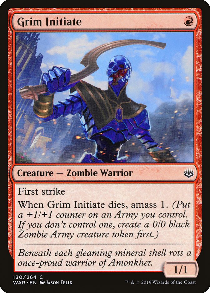 Grim Initiate 130/264 (War of the Spark)  | Good Games Modbury