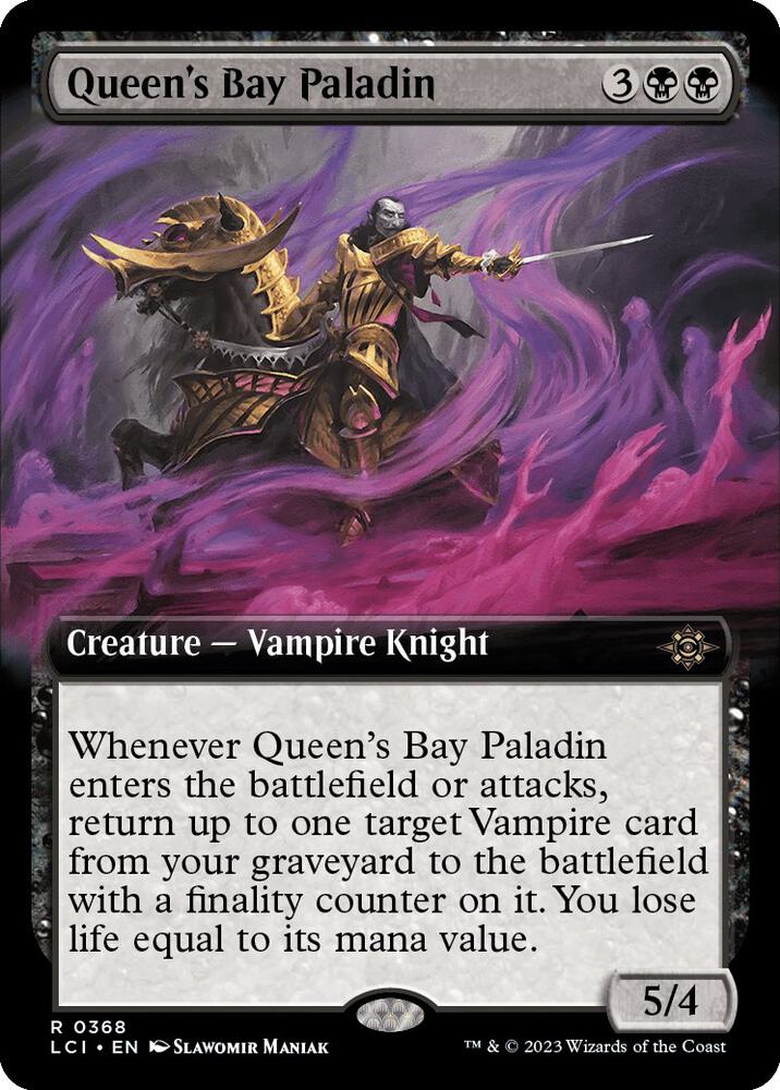Queen's Bay Paladin 368/291 (The Lost Caverns of Ixalan)  - Extended Art Foil | Good Games Modbury