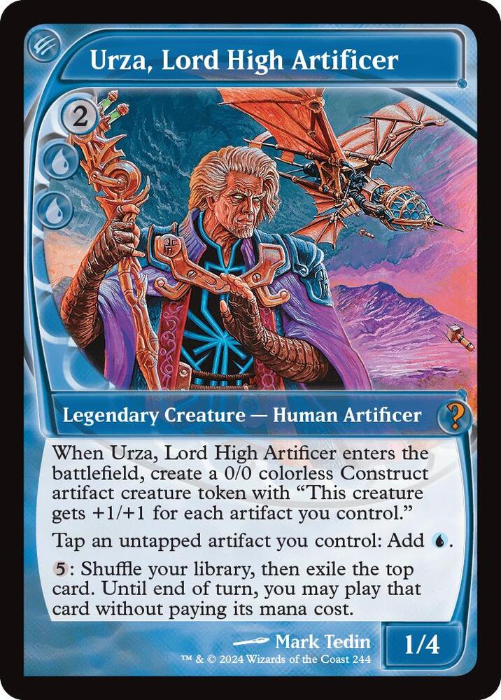 Urza, Lord High Artificer 244/390 (Mystery Booster 2)  - Future Sight Foil | Good Games Modbury