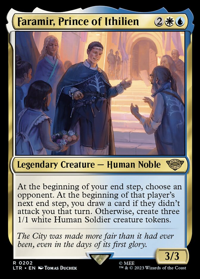 Faramir, Prince of Ithilien 202/281 (Universes Beyond: The Lord of the Rings: Tales of Middle-earth)  - Foil | Good Games Modbury