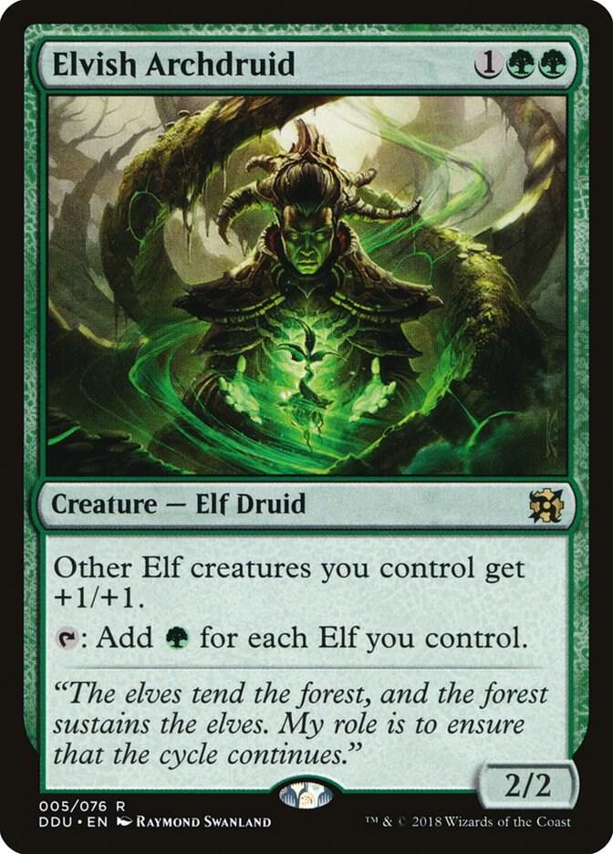 Elvish Archdruid 5/76 (Duel Decks: Elves vs. Inventors)  | Good Games Modbury