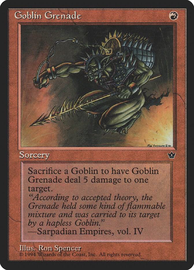 Goblin Grenade 56a/187 (Fallen Empires)  | Good Games Modbury