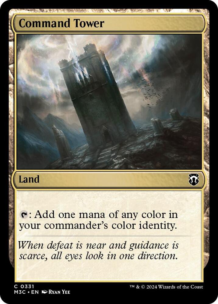 Command Tower 331/411 (Commander: Modern Horizons 3)  - Ripple Foil | Good Games Modbury