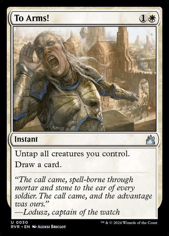 To Arms! 30/291 (Ravnica Remastered)  - Foil | Good Games Modbury