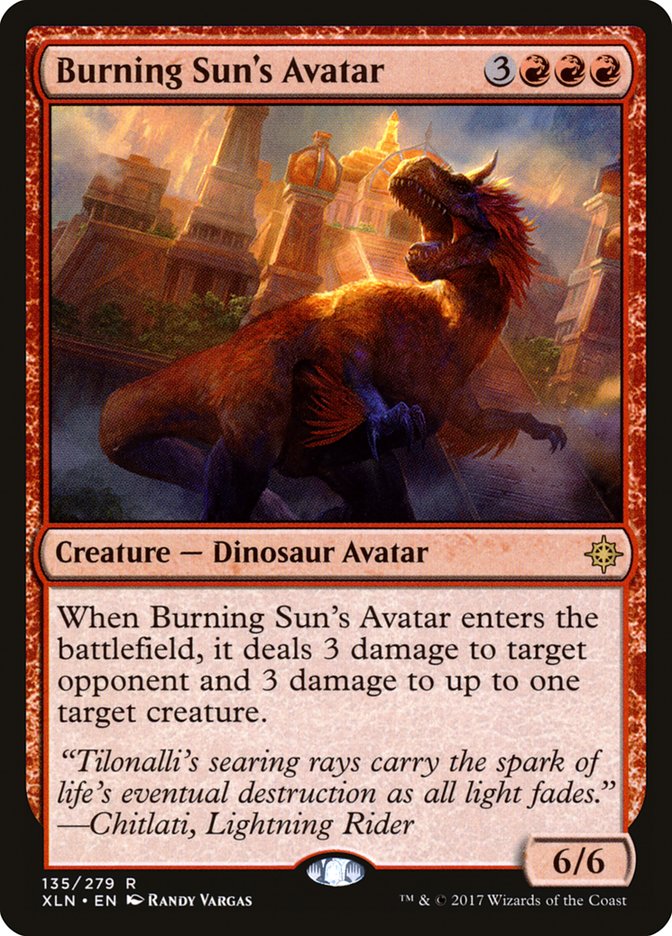 Burning Sun's Avatar [Ixalan] | Good Games Modbury