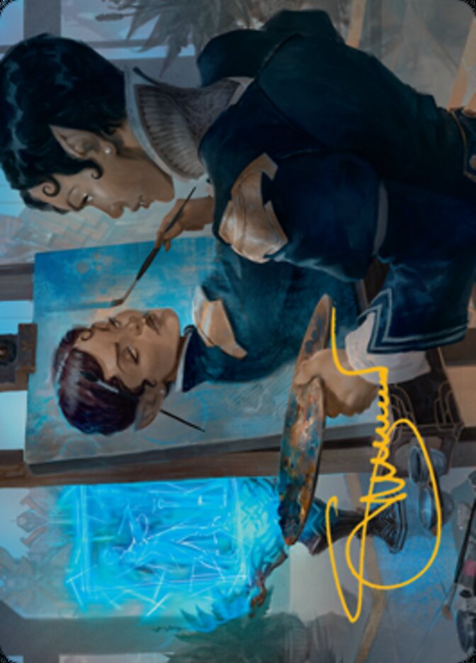 Parnesse, the Subtle Brush Art Card (Gold-Stamped Signature) [Streets of New Capenna Art Series] | Good Games Modbury