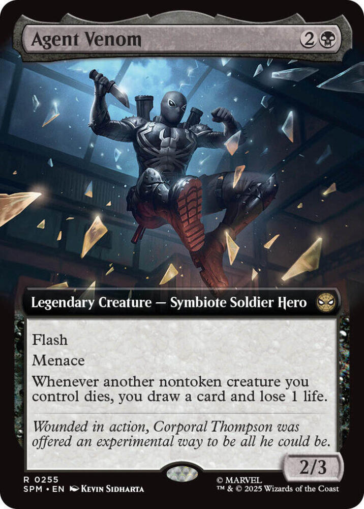 Agent Venom Extended Art 255 (Marvel's Spider-Man)  - Extended Art  | Good Games Modbury
