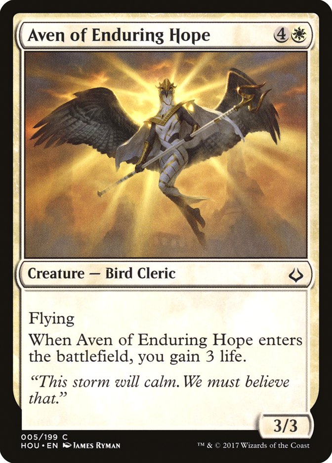 Aven of Enduring Hope 5/199 (Hour of Devastation)  - Foil | Good Games Modbury