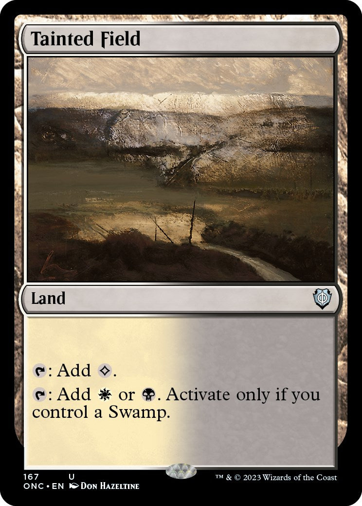 Tainted Field [Phyrexia: All Will Be One Commander] | Good Games Modbury