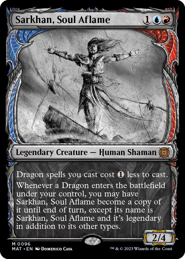 Sarkhan, Soul Aflame 96/50 (March of the Machine: The Aftermath)  - Showcase Foil | Good Games Modbury