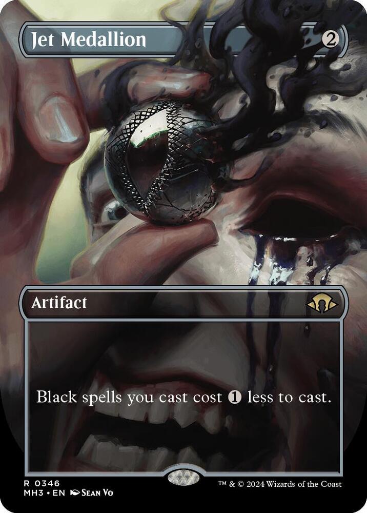 Jet Medallion 346 (Modern Horizons 3)  - Borderless Foil | Good Games Modbury