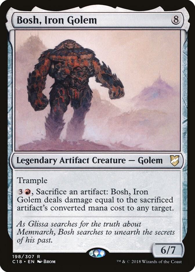 Bosh, Iron Golem 198/307 (Commander 2018)  | Good Games Modbury