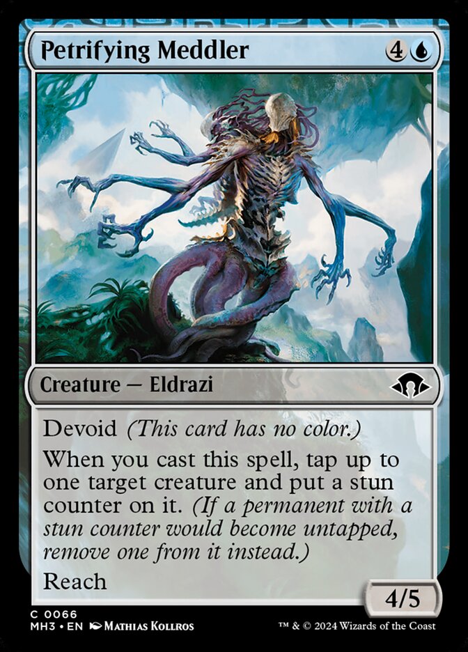 Petrifying Meddler 66/319 (Modern Horizons 3)  - Foil | Good Games Modbury