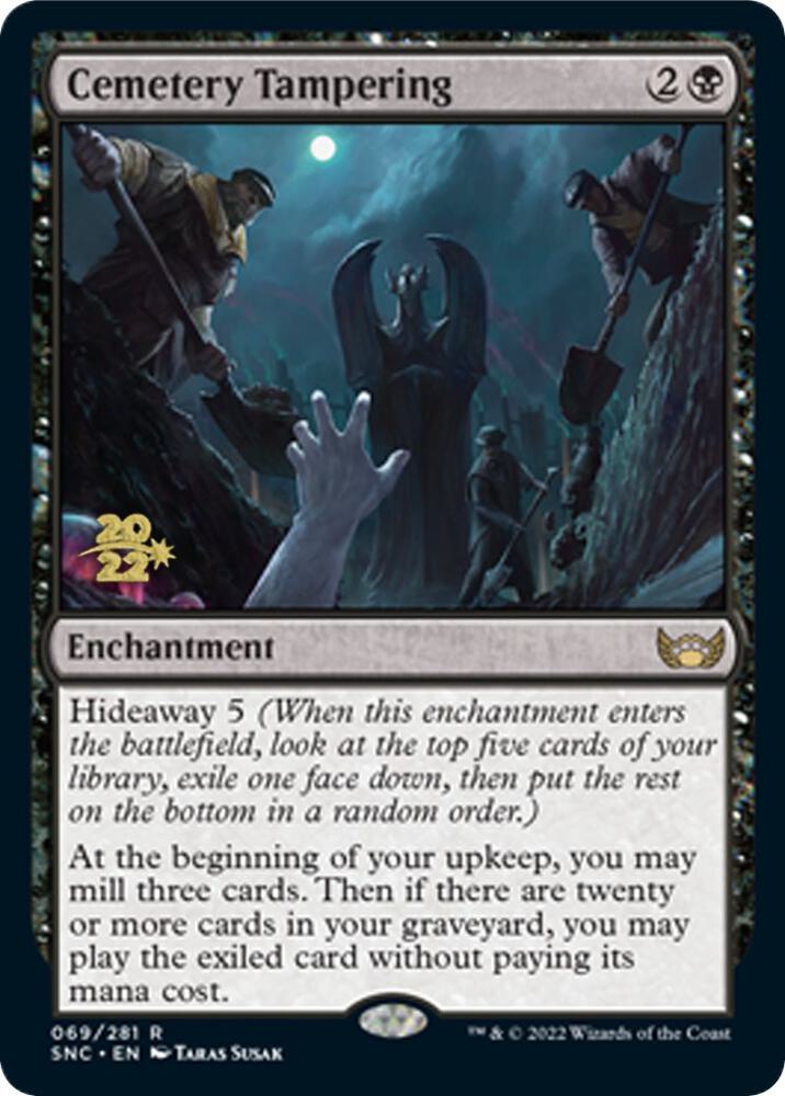 Cemetery Tampering 69s/161 (Prerelease Cards)  - Foil | Good Games Modbury