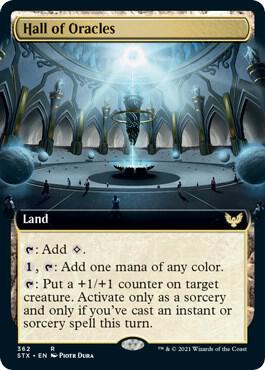 Hall of Oracles Extended Art 362/275 (Strixhaven: School of Mages)  - Foil | Good Games Modbury