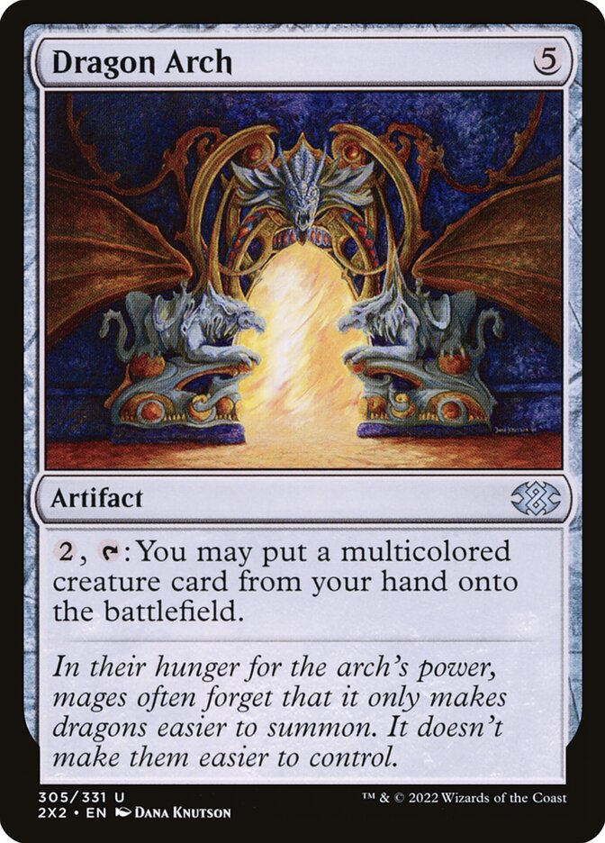 Dragon Arch 305 (Double Masters 2022)  - Foil | Good Games Modbury