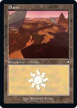 Plains 29 Retro Frame 29/40 (Commander: The Brothers' War)  | Good Games Modbury