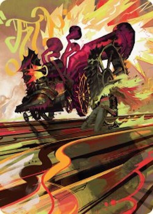 Rocketeer Boostbuggy Art Card 49 (Art Series: Aetherdrift)  | Good Games Modbury