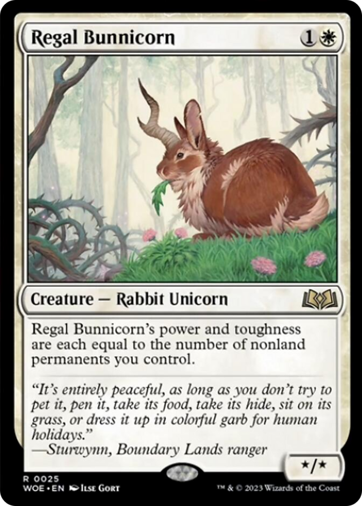 Regal Bunnicorn [Wilds of Eldraine] | Good Games Modbury