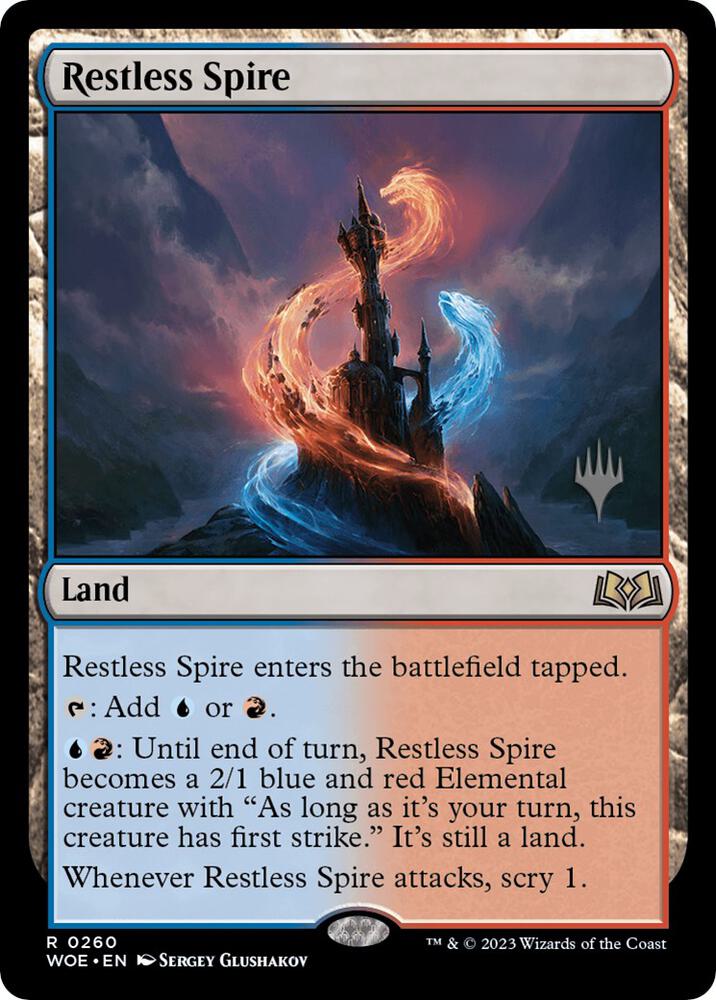 Restless Spire 260p/200 (Promo Pack: Wilds of Eldraine)  | Good Games Modbury