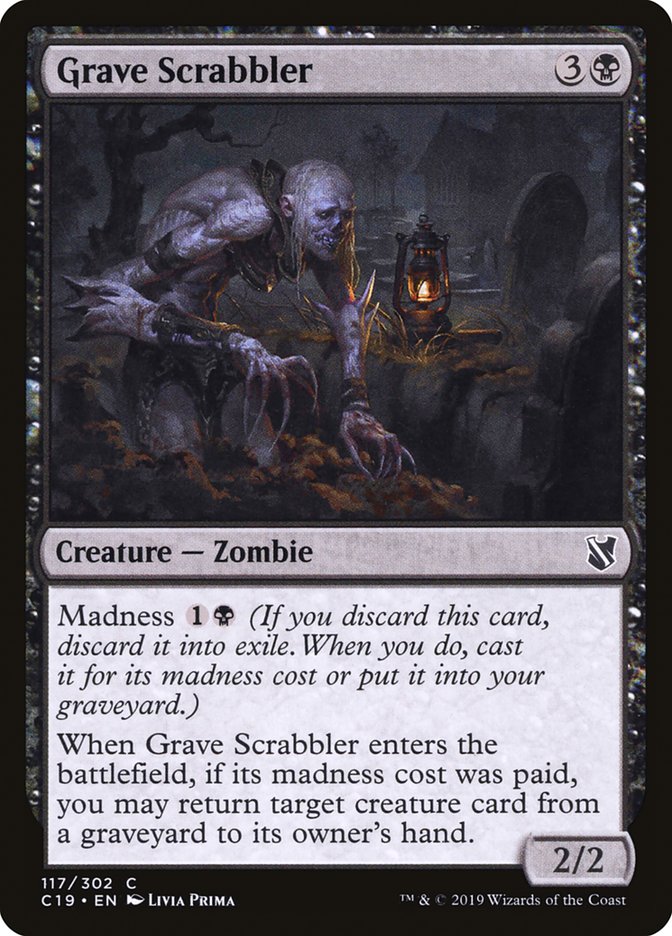 Grave Scrabbler [Commander 2019] | Good Games Modbury