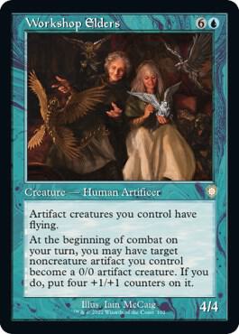 Workshop Elders Retro Frame 102/40 (Commander: The Brothers' War)  | Good Games Modbury