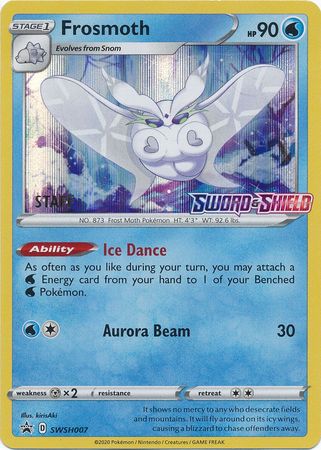 Frosmoth (SWSH007) (Staff Prerelease Promo) [Sword & Shield: Black Star Promos] | Good Games Modbury
