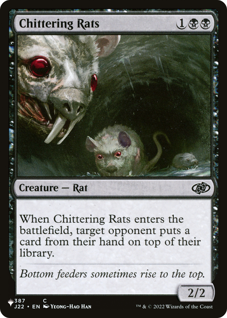 Chittering Rats [The List Reprints] | Good Games Modbury