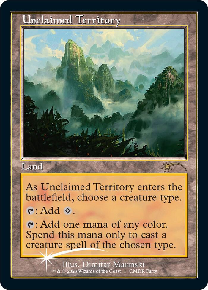 Unclaimed Territory Retro Frame 1 (WPN & Gateway Promos)  - Retro Foil | Good Games Modbury