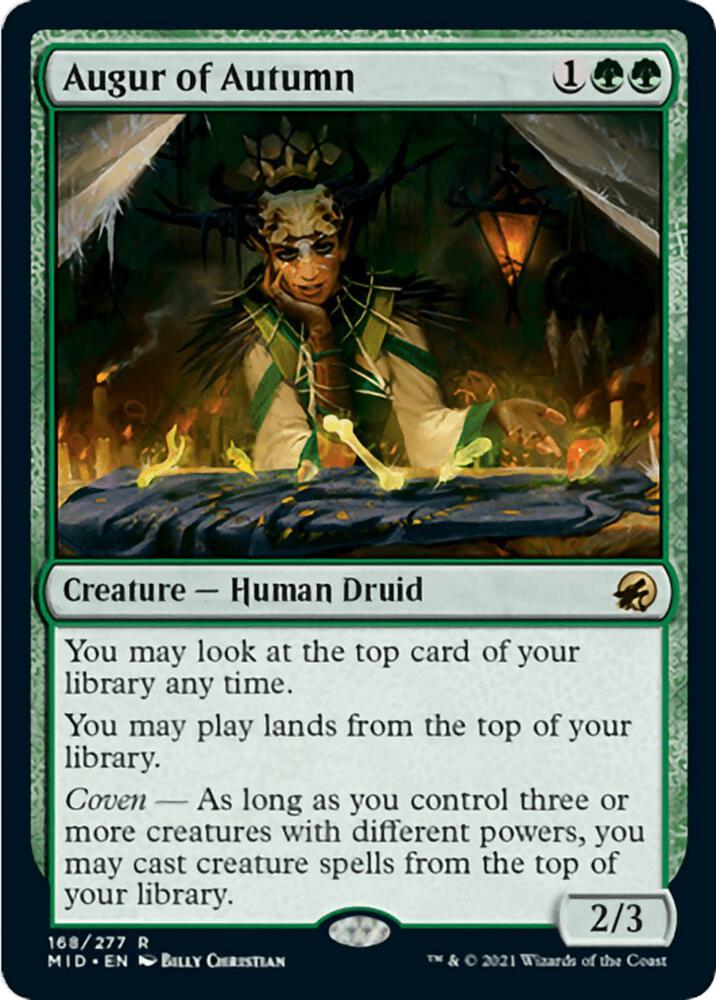 Augur of Autumn 168/277 (Innistrad: Midnight Hunt)  | Good Games Modbury