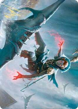 Umara Mystic Art Card Gold Stamped Signature 80 (Art Series: Zendikar Rising)  | Good Games Modbury