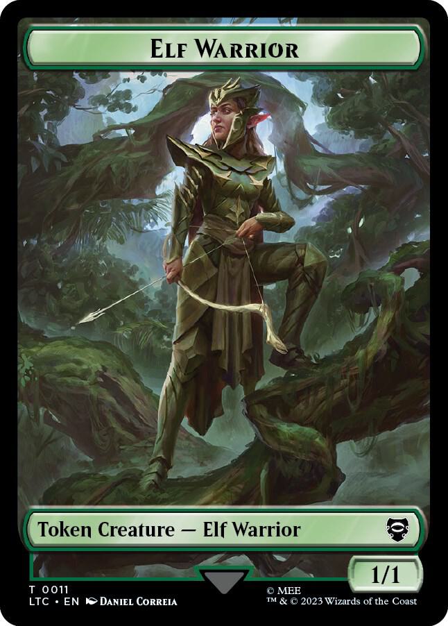Elf Warrior Treasure Double Sided Token 11 // 12 (Commander: The Lord of the Rings: Tales of Middle-earth)  | Good Games Modbury