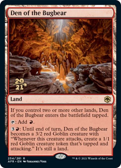 Den of the Bugbear 254s/241 (Prerelease Cards)  - Foil | Good Games Modbury