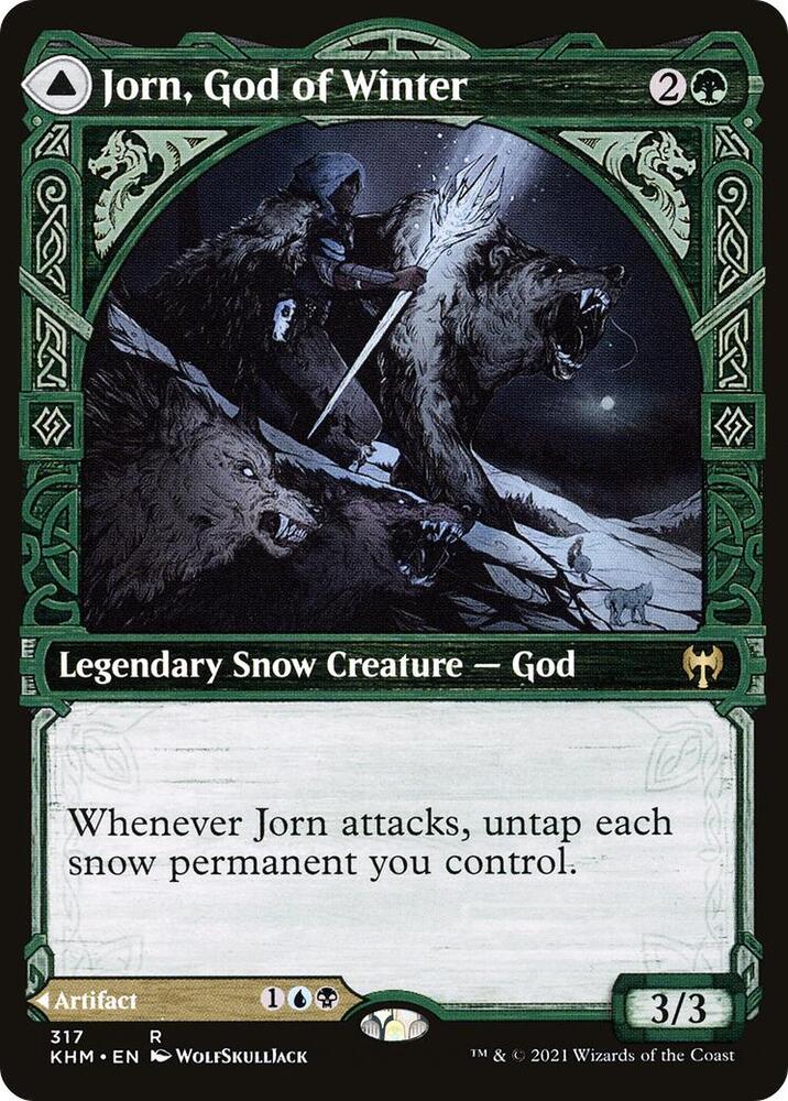 Jorn, God of Winter // Kaldring, the Rimestaff 317/285 (Kaldheim)  - Showcase | Good Games Modbury