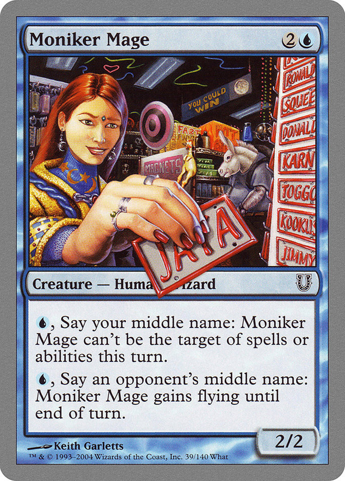 Moniker Mage 39/140 (Unhinged)  - Foil | Good Games Modbury