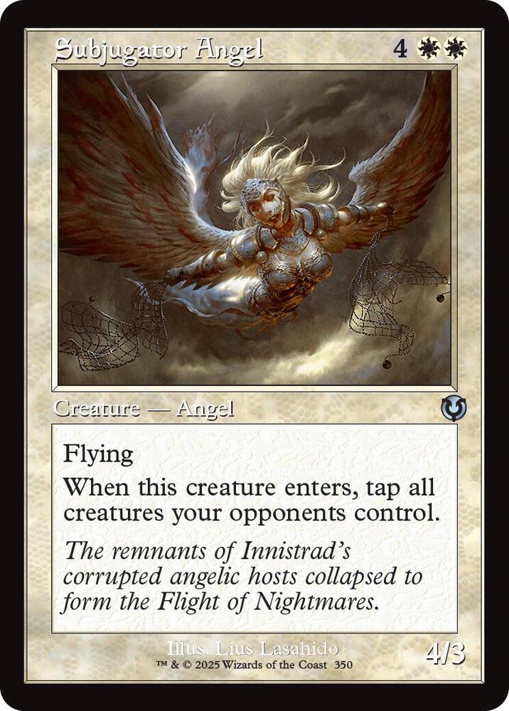 Subjugator Angel 350/287 (Innistrad Remastered)  - Retro Foil | Good Games Modbury