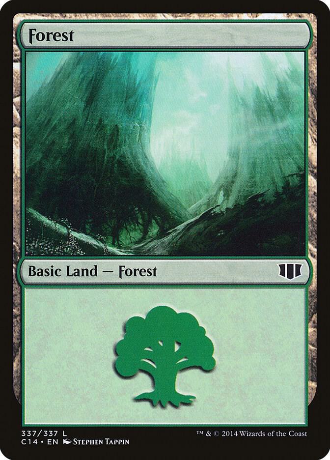 Forest 337 337/337 (Commander 2014)  | Good Games Modbury