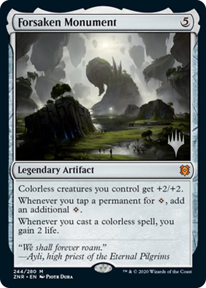 Forsaken Monument 244 (Promo Pack: Zendikar Rising)  - Foil | Good Games Modbury